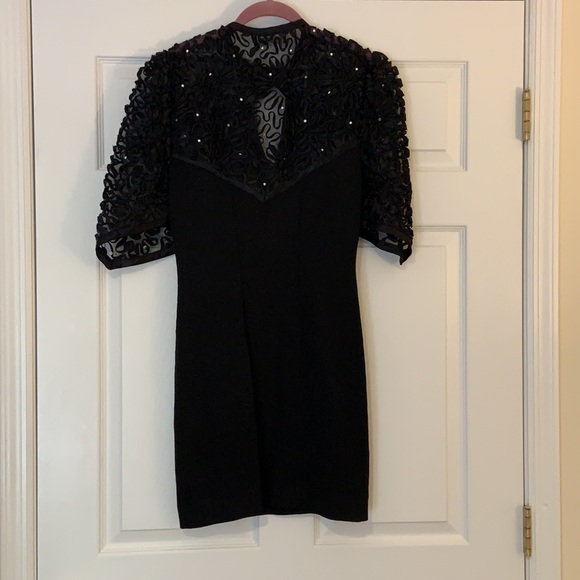 Vintage Knit El Ana Collection Cocktail Dress M - Picture 8 of 13